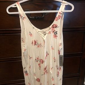 Floral tank brand new with tags.